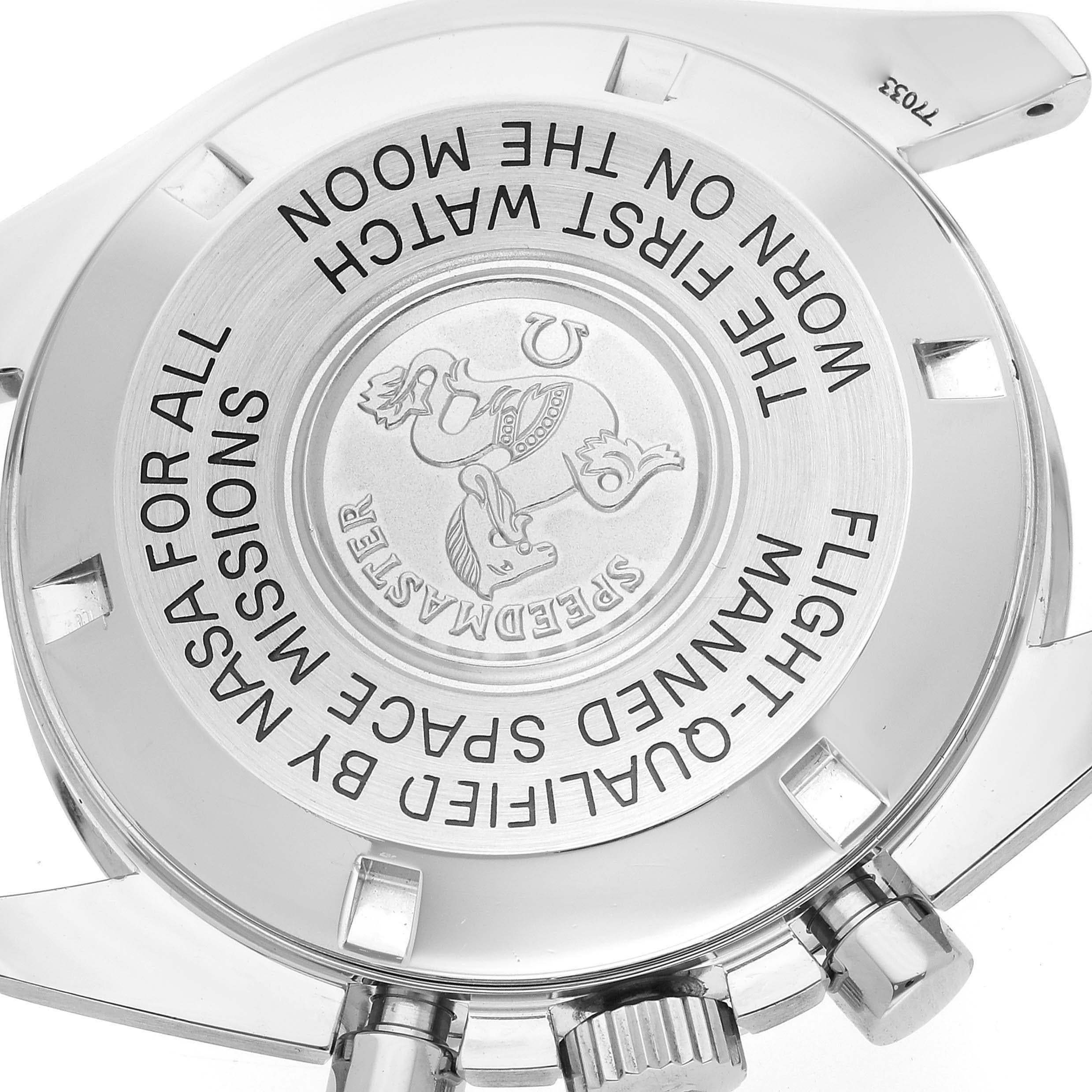 Omega Speedmaster Moon Watch Chronograph Stahl Herrenuhr 3570,50,00 Box Card 5