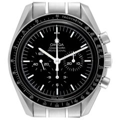 Omega Speedmaster MoonWatch Chronograph Steel Mens Watch 3570.50.00 Box Card
