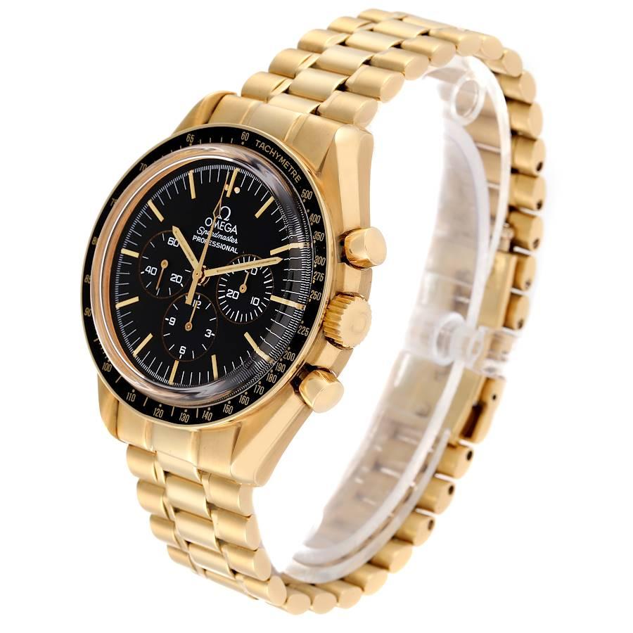 Omega Speedmaster Monduhr Jubilee 27 CHRO C12 Gelbgolduhr 3191.50 Herren im Angebot