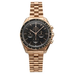 Omega Speedmaster Moonwatch Professional 18K Rose Gold Manual Black Dial 42mm