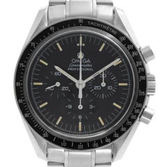Vintage Omega Speedmaster Moonwatch Black Dial Hand Wind Watch 345.0022.100