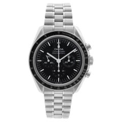 Omega Montre Speedmaster Moonwatch en acier avec cadran noir à remontage manuel 310.30.42.50.01.002