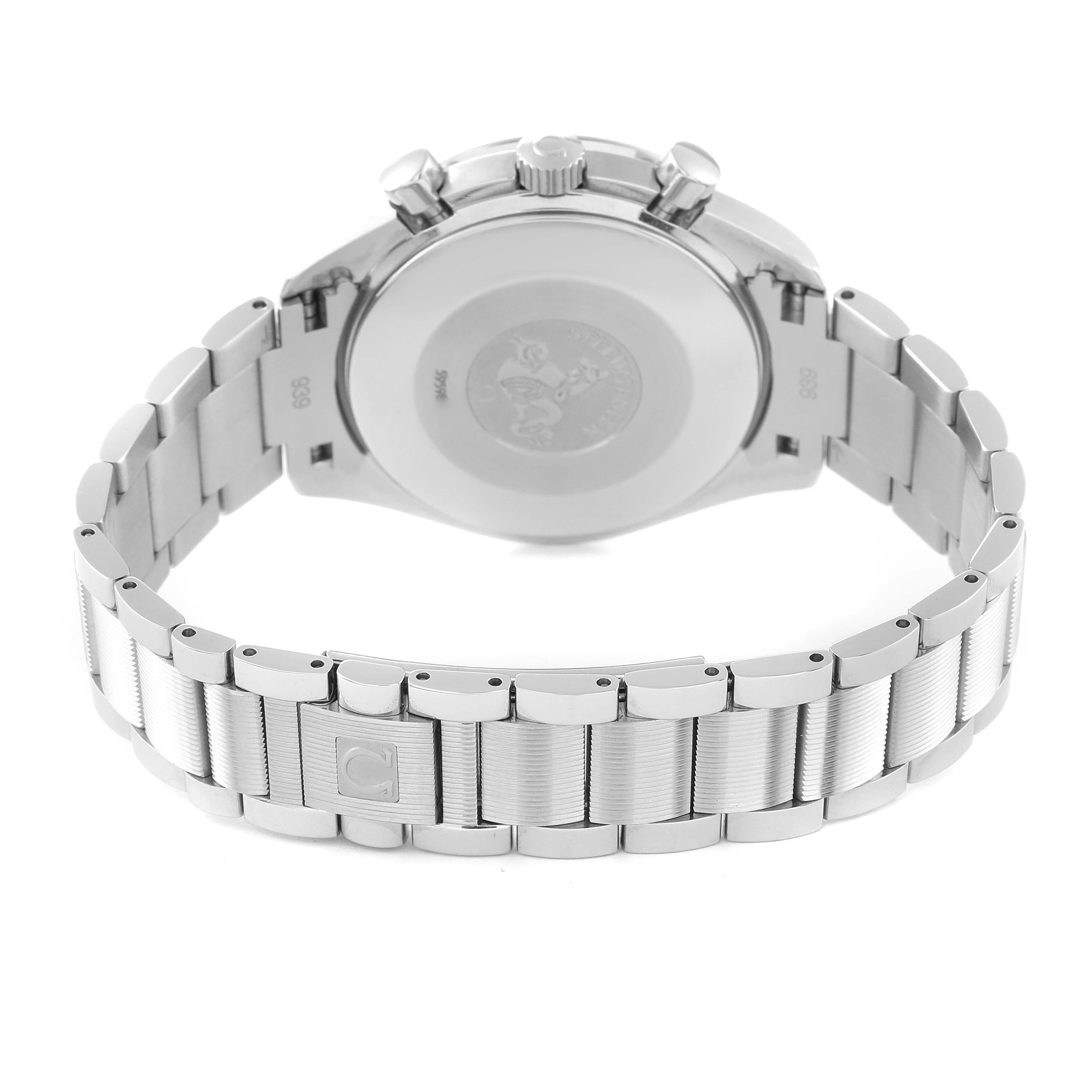 Omega Speedmaster Perlmutt Zifferblatt Stahl Herrenuhr 3534.70,00 Kartenetui 3