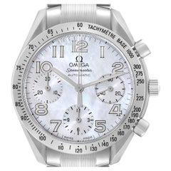 Omega Speedmaster Perlmutt Zifferblatt Stahl Herrenuhr 3534.70,00 Kartenetui