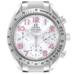 Omega Speedmaster Cadran Nacre Acier Montre Homme 3534.74.00 Box Card