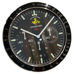 Vintage Omega Speedmaster Officially Certified Wall Clock 