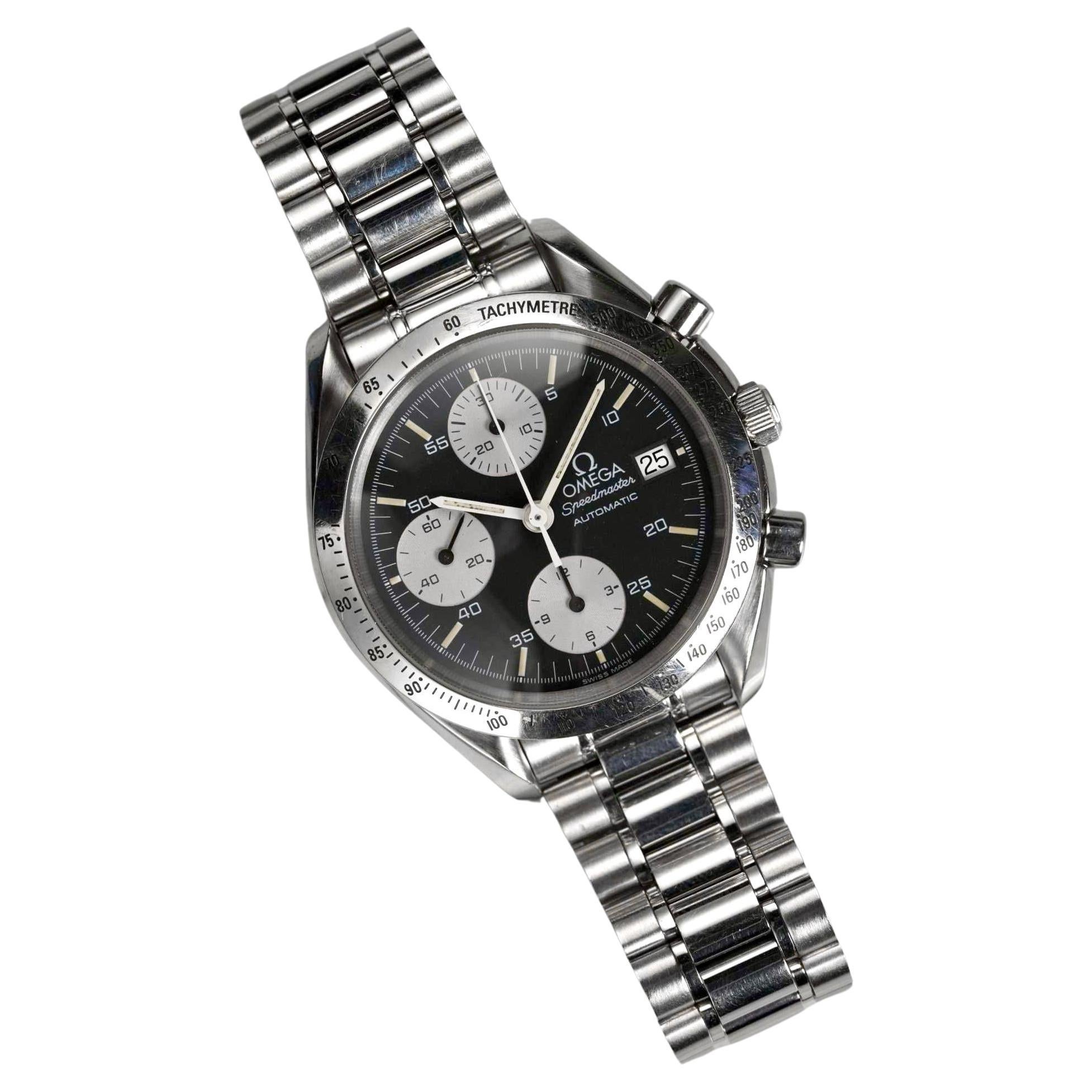 Omega Speedmaster Panda Dial Watch in Steel, 1990–2000s