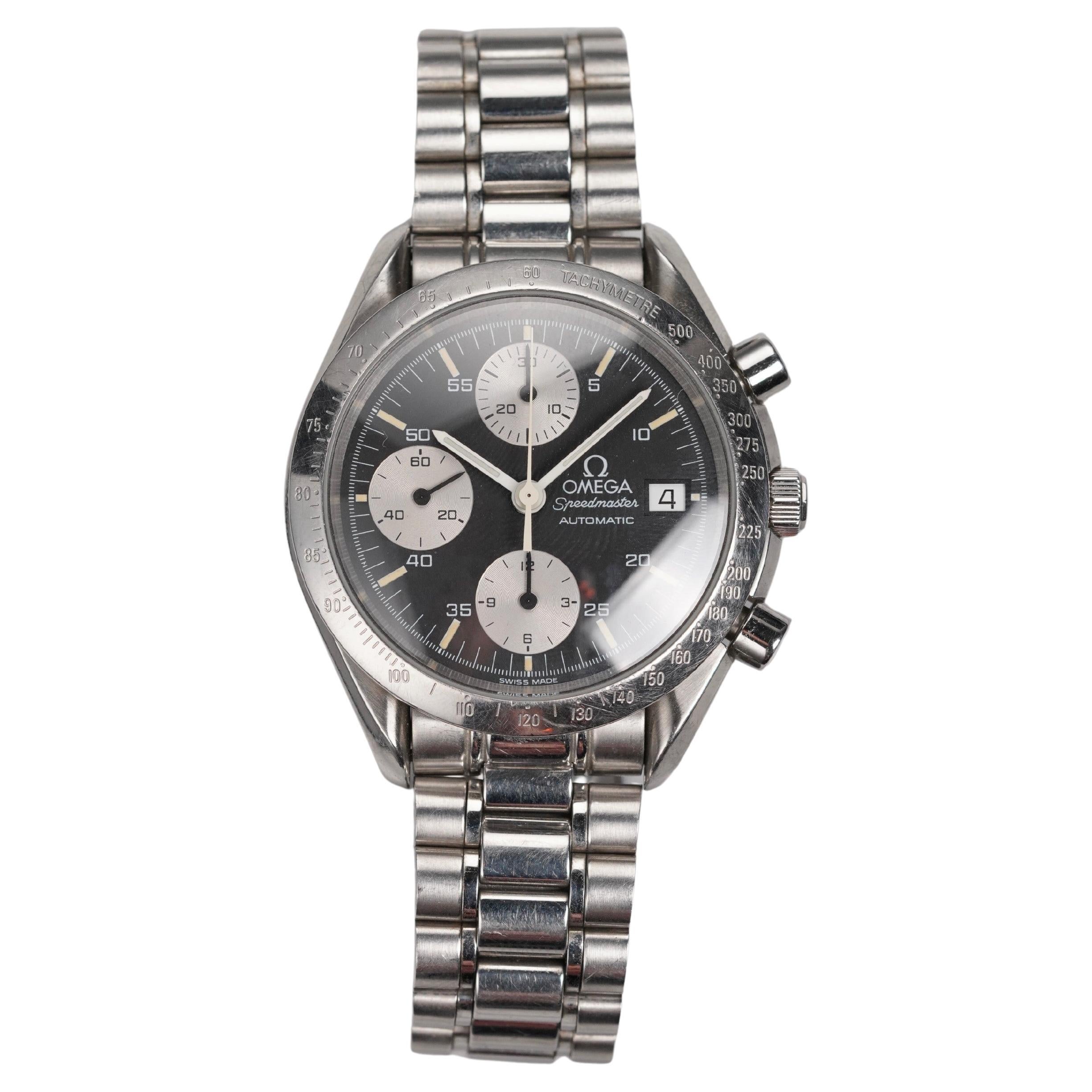 Omega Speedmaster Panda Dial Watch in Steel, 2000s