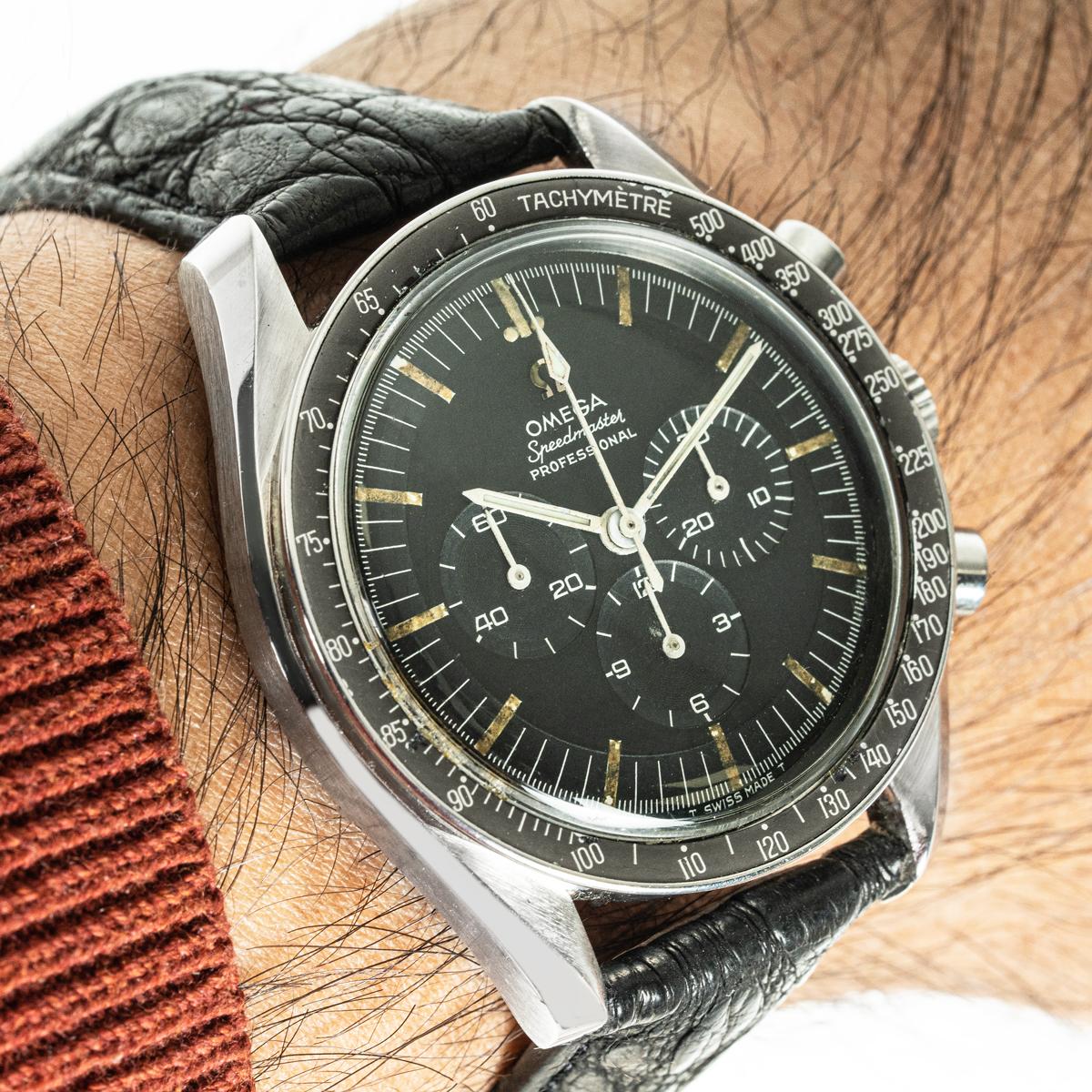 Omega Speedmaster Professional Chronograph Moonwatch 105.012-66 en venta 4