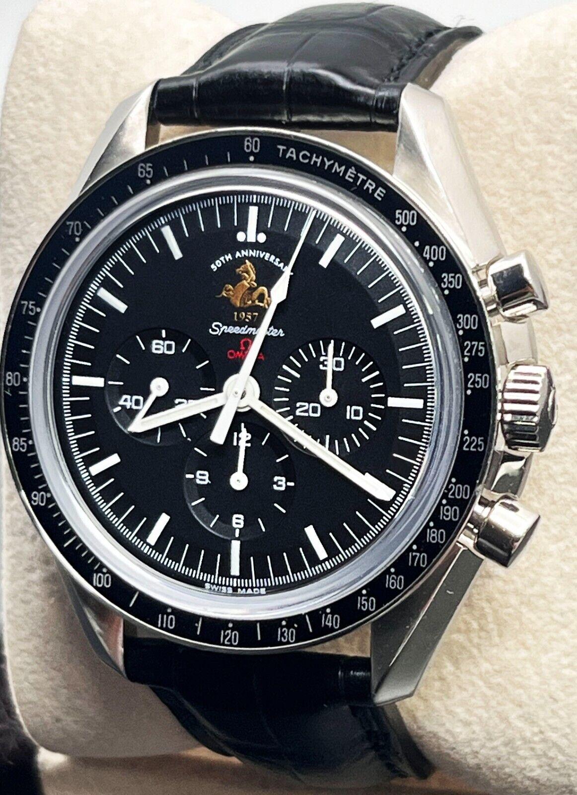 Omega Speedmaster Professional Montre de lune 311.30.42.30.01.001 50e anniversaire Excellent état - En vente à San Diego, CA