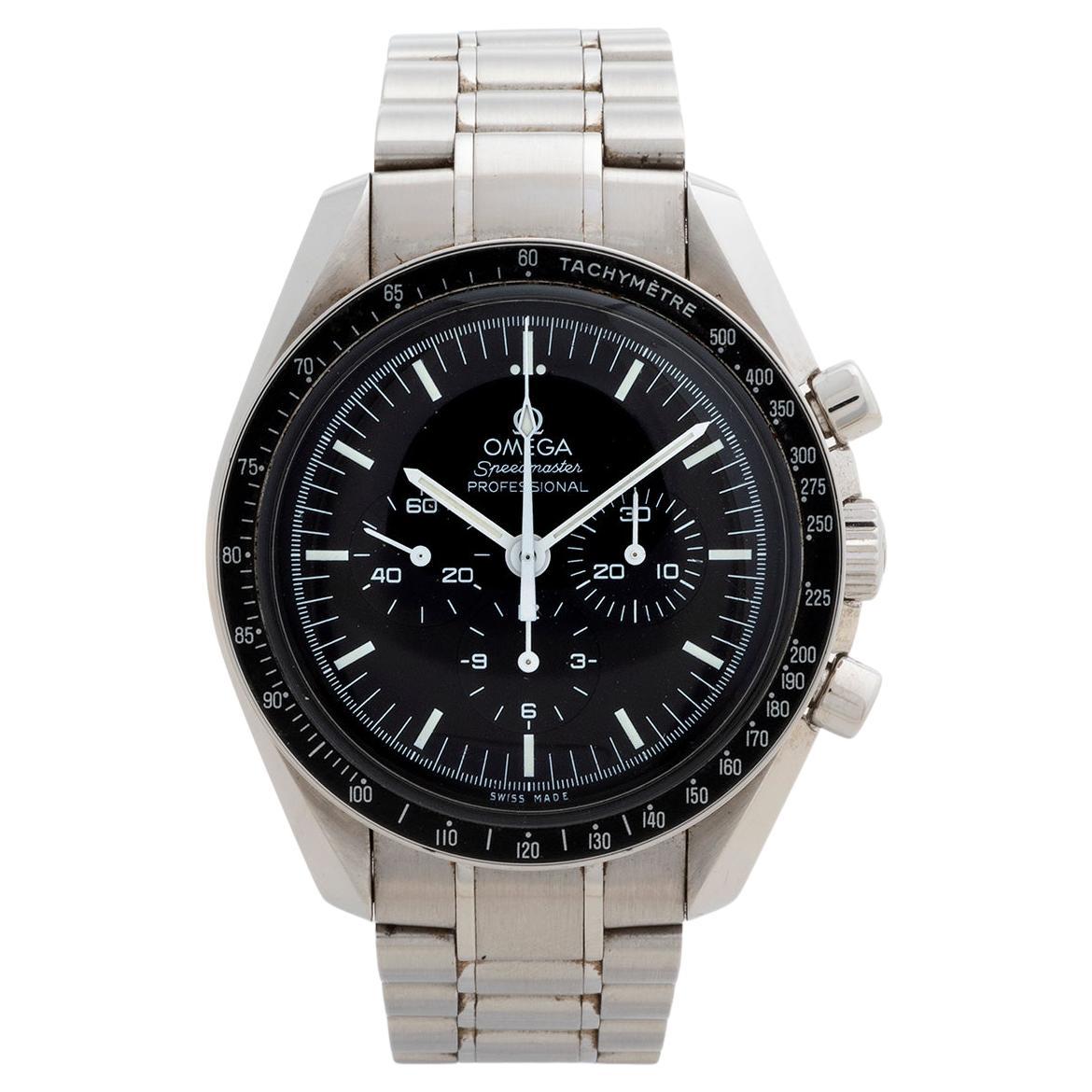 Omega Speedmaster Professional Moonwatch ref 37505000. (Discontinued). Yr 2014. For Sale