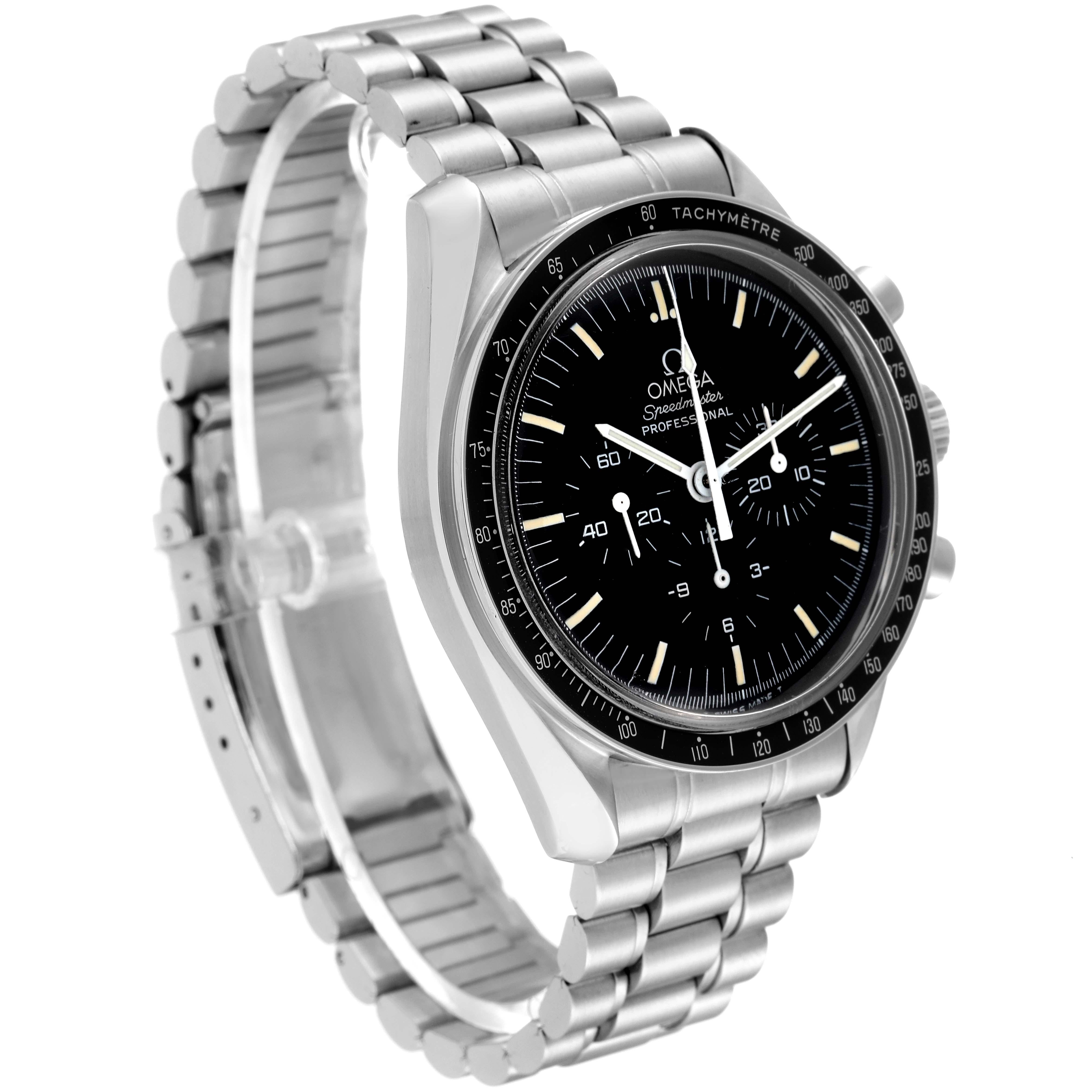Omega Speedmaster Professional Moonwatch Steel Mens Watch 3592.50.00 Box Card In Excellent Condition In Atlanta, GA
