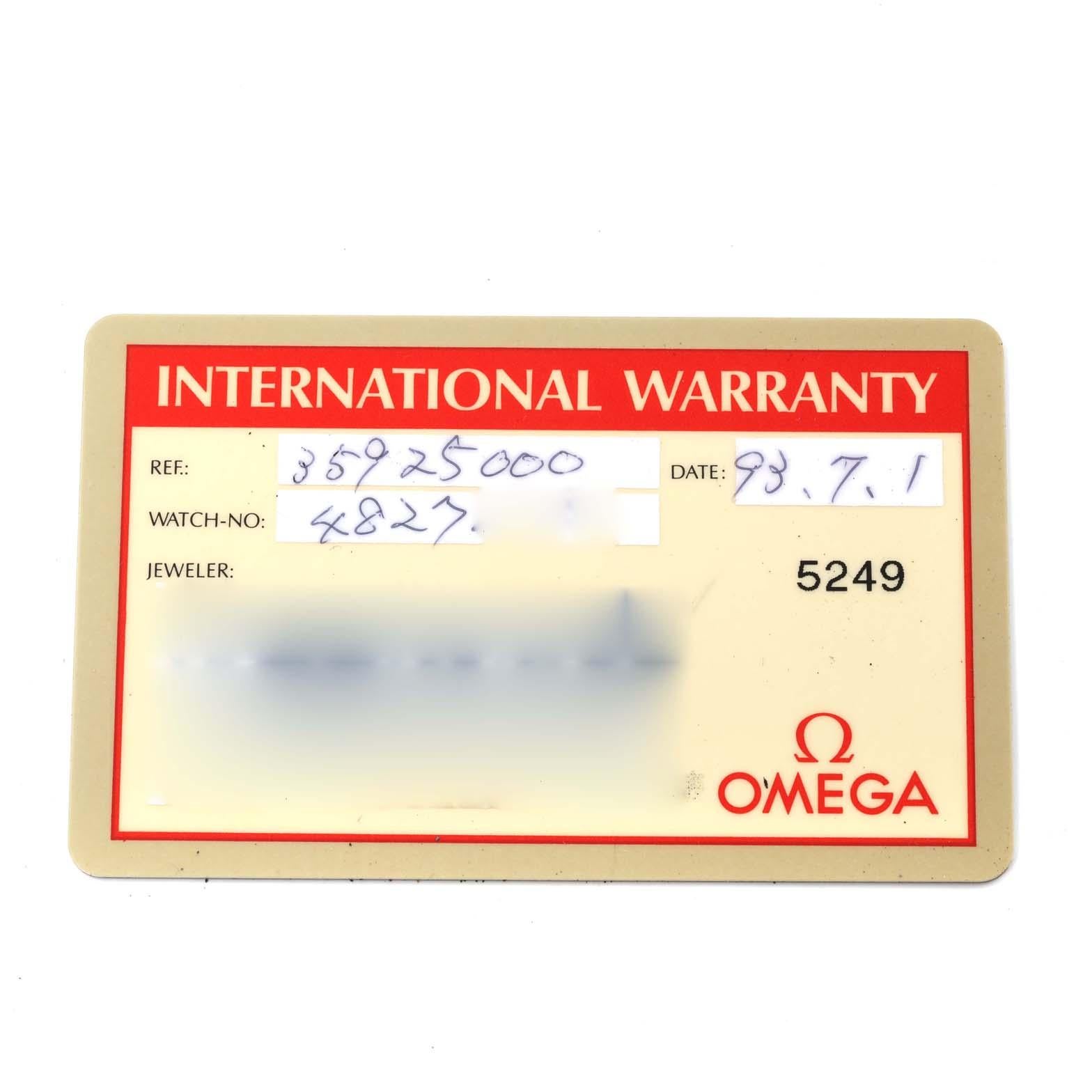 Omega Speedmaster Professional Moonwatch Steel Mens Watch 3592.50.00 Box Card 5