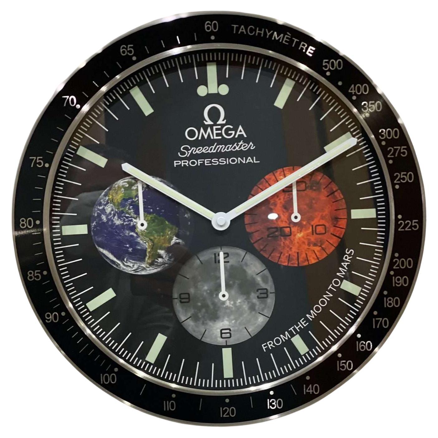 Omega Speedmaster Professional Officially Certified Wall Clock 