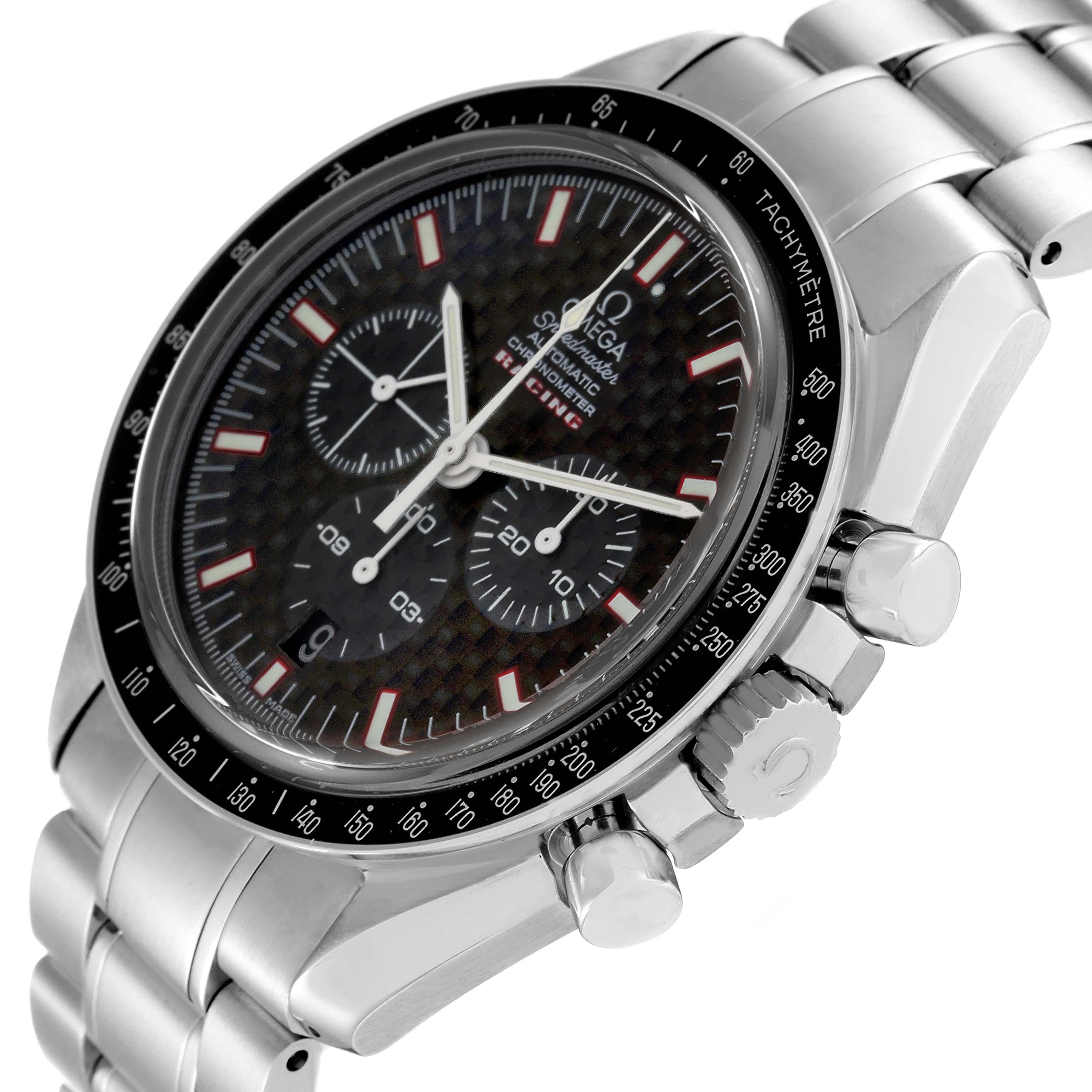 Omega Speedmaster Professional Racing Steel Mens Watch 3552.59.00 Box Card For Sale 1