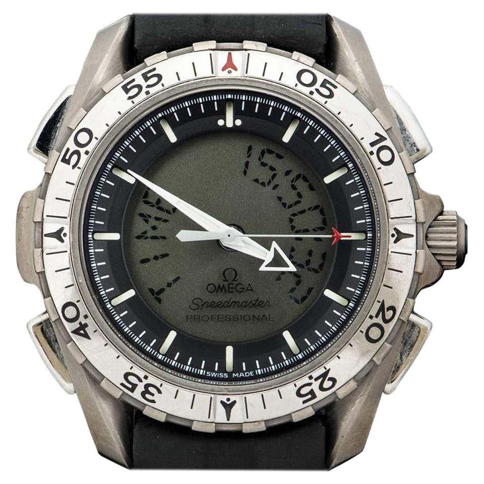 Omega Gold Plate Time Computer II Digital Display Quartz Wristwatch Ref ...