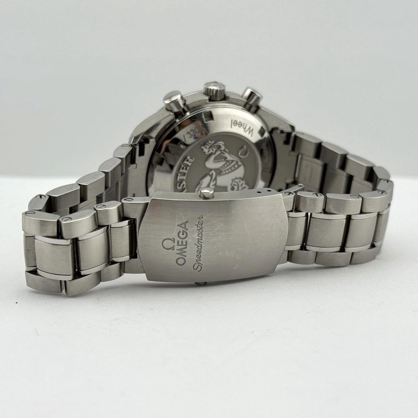 Omega Speedmaster Racing 32630405006001 40mm Co-Axial Stainless Quadrante Grigio in vendita 3