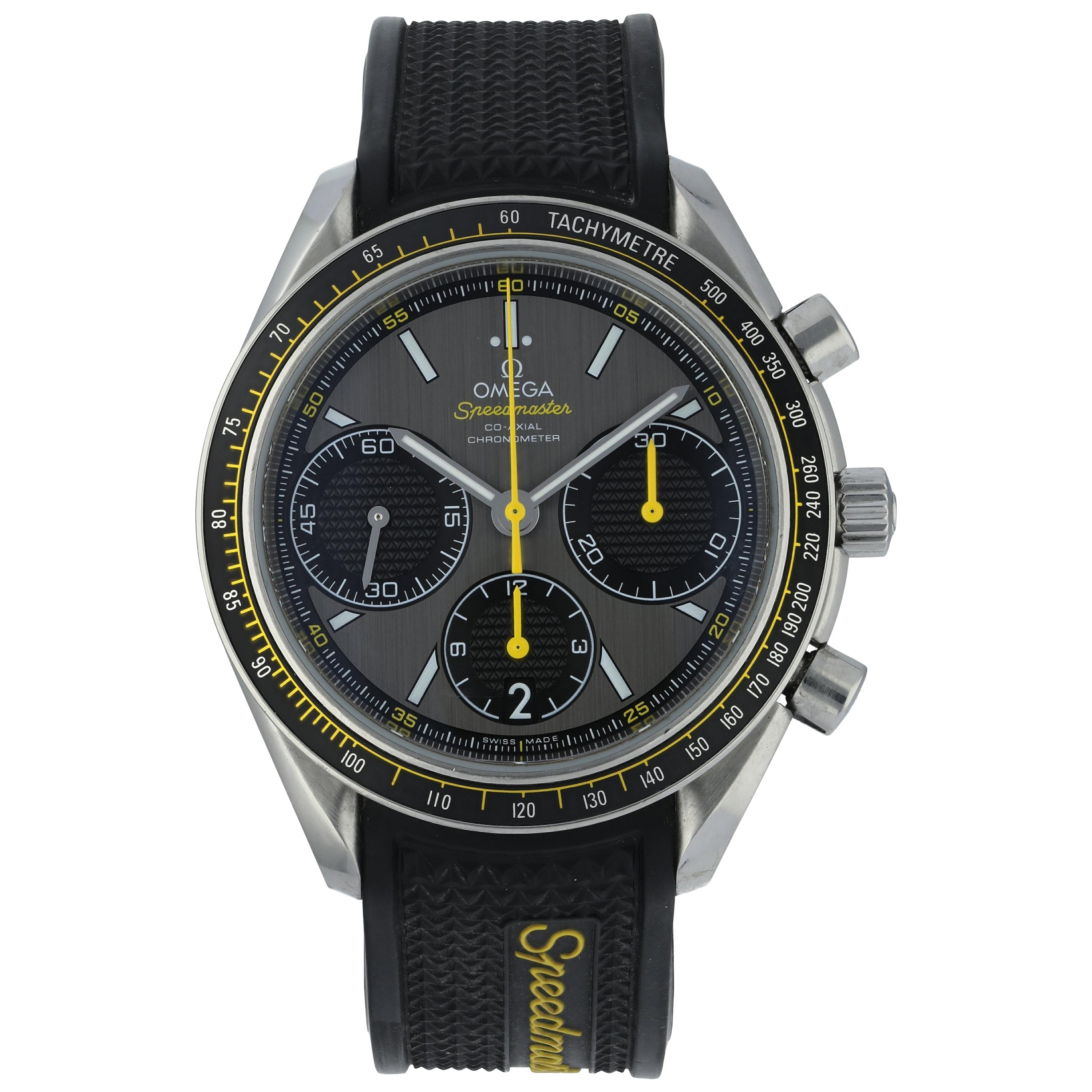 Omega speedmaster racing rubber strap hotsell