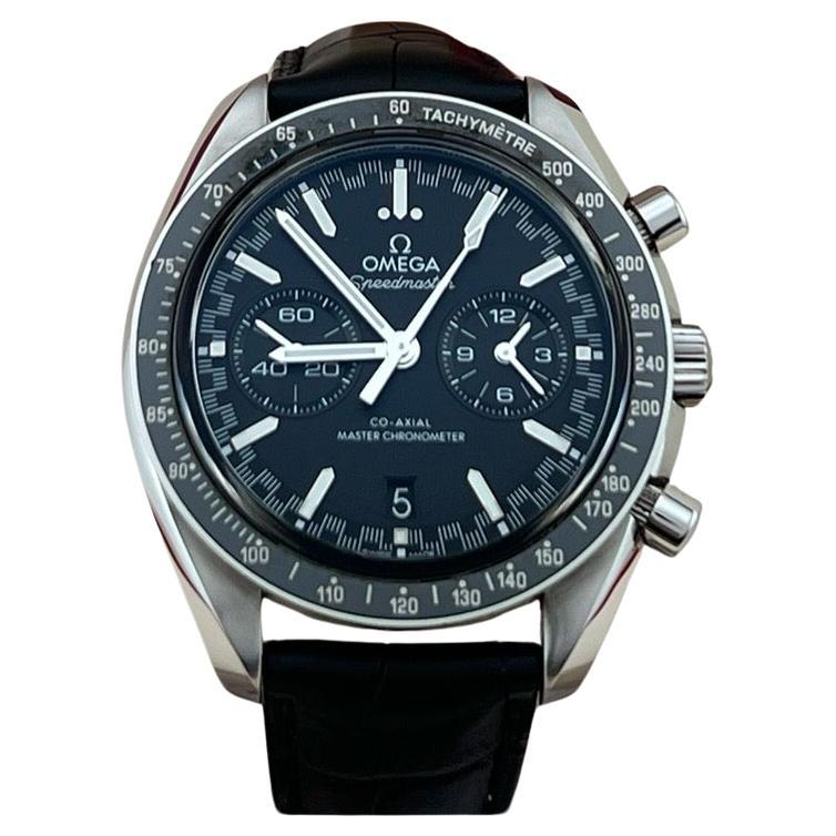 Omega Speedmaster Racing 329.33.44.51.01.001 44mm Schwarzes Zifferblatt Box Papiere im Angebot