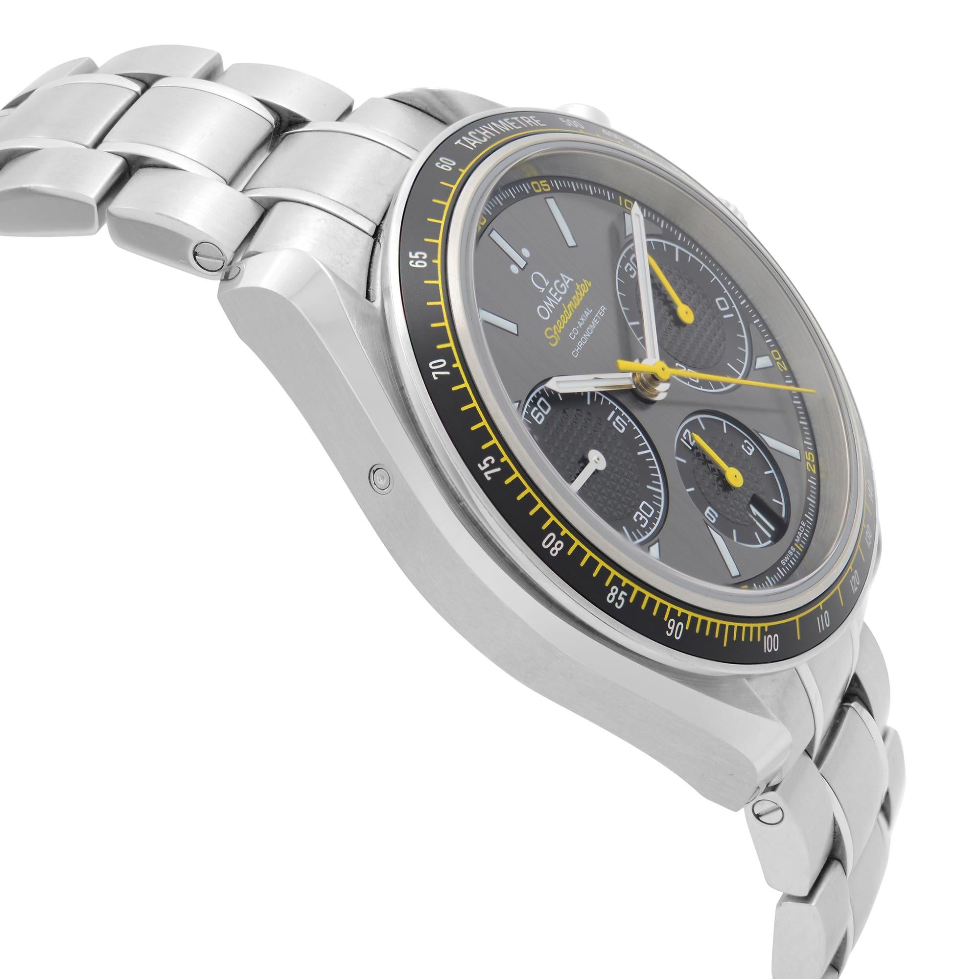 Omega Speedmaster Racing Gray Dial Automatic Mens Watch 326.30.40.50.06.001 In New Condition In New York, NY