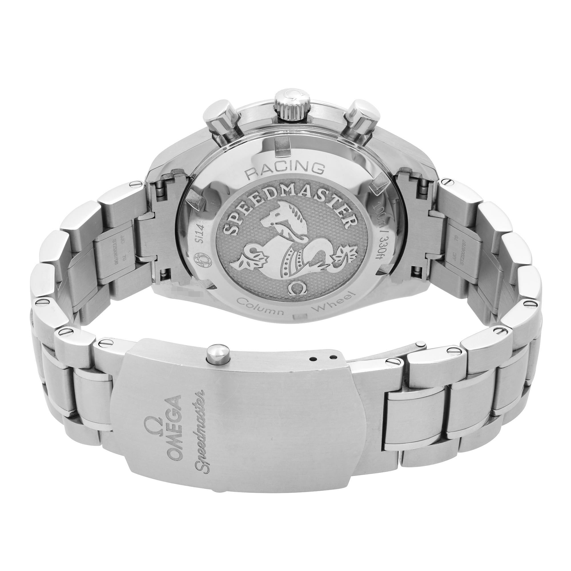 Omega Speedmaster Racing Gray Dial Automatic Mens Watch 326.30.40.50.06.001 2