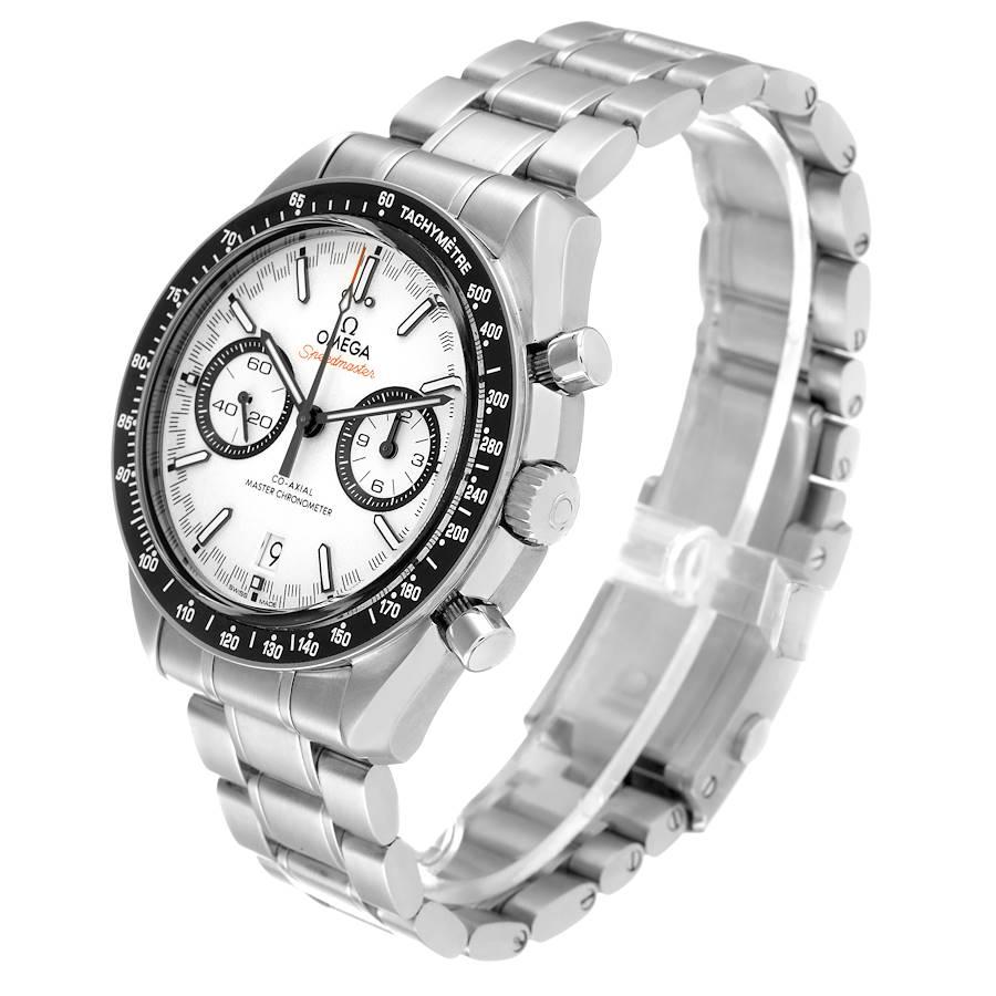 Omega Speedmaster Racing Anti-Magnetic Mens Watch 329.30.44.51.04.001 Box Card In Excellent Condition In Atlanta, GA