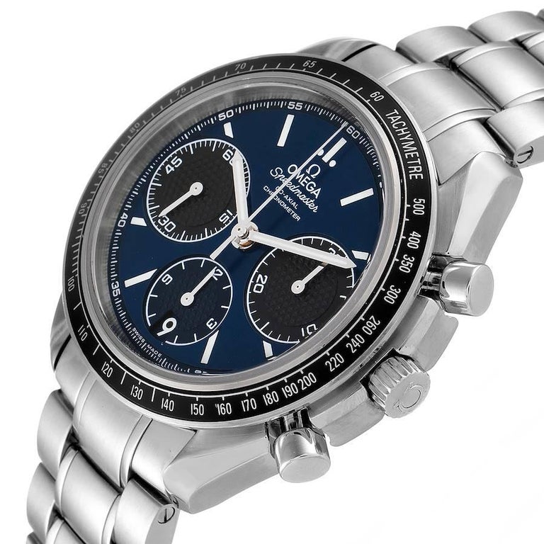 Omega Speedmaster Racing Blue Dial Mens Watch 326.30.40.50.03.001 Box ...