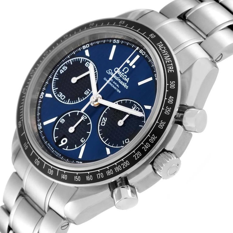 Omega Speedmaster Racing Blue Dial Mens Watch 326.30.40.50.03.001 Box ...