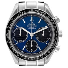 Omega Speedmaster Racing Blue Dial Mens Watch 326.30.40.50.03.001 Box Card