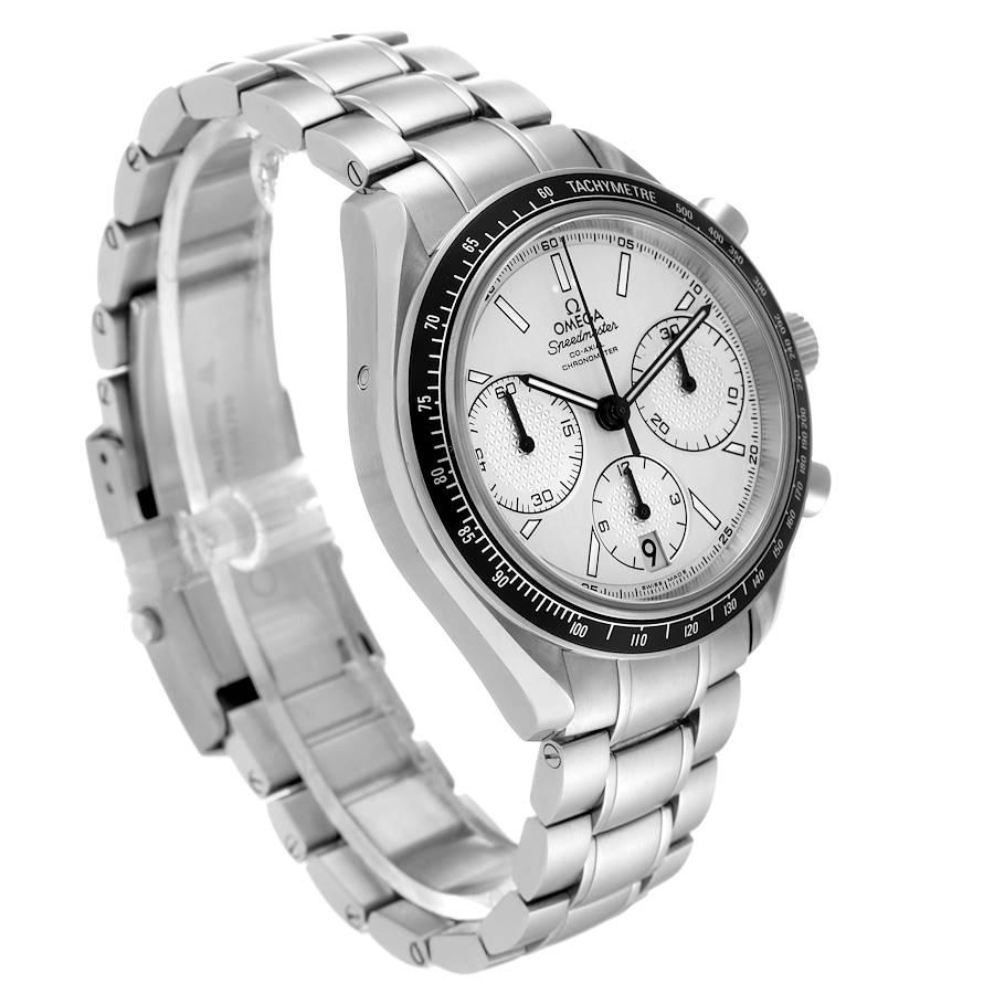 Omega Speedmaster Racing Chrono Mens Watch 326.30.40.50.02.001 Box Card In Excellent Condition In Atlanta, GA