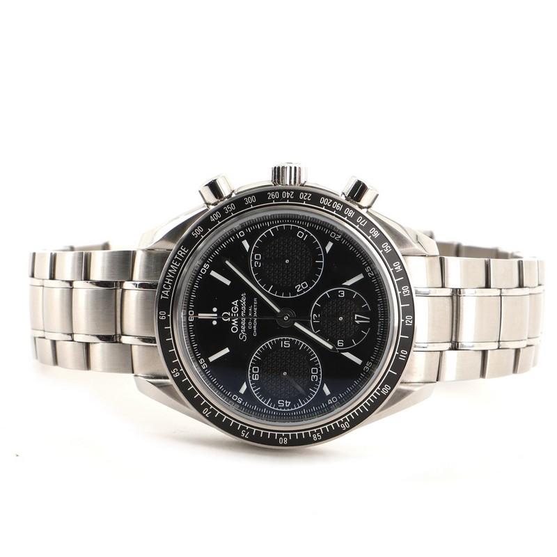 Women's or Men's Omega Speedmaster Racing Co-Axial Chronograph Automatic Watch Stainless Steel 40