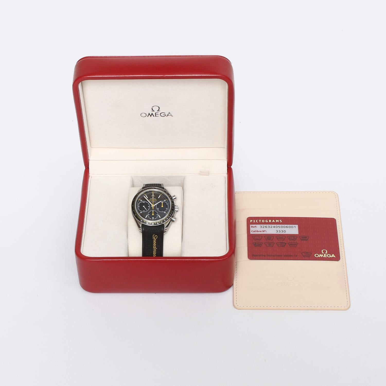 Omega Speedmaster Racing Co-Axial Chronometer Chronograph am Kautschukarmband 1