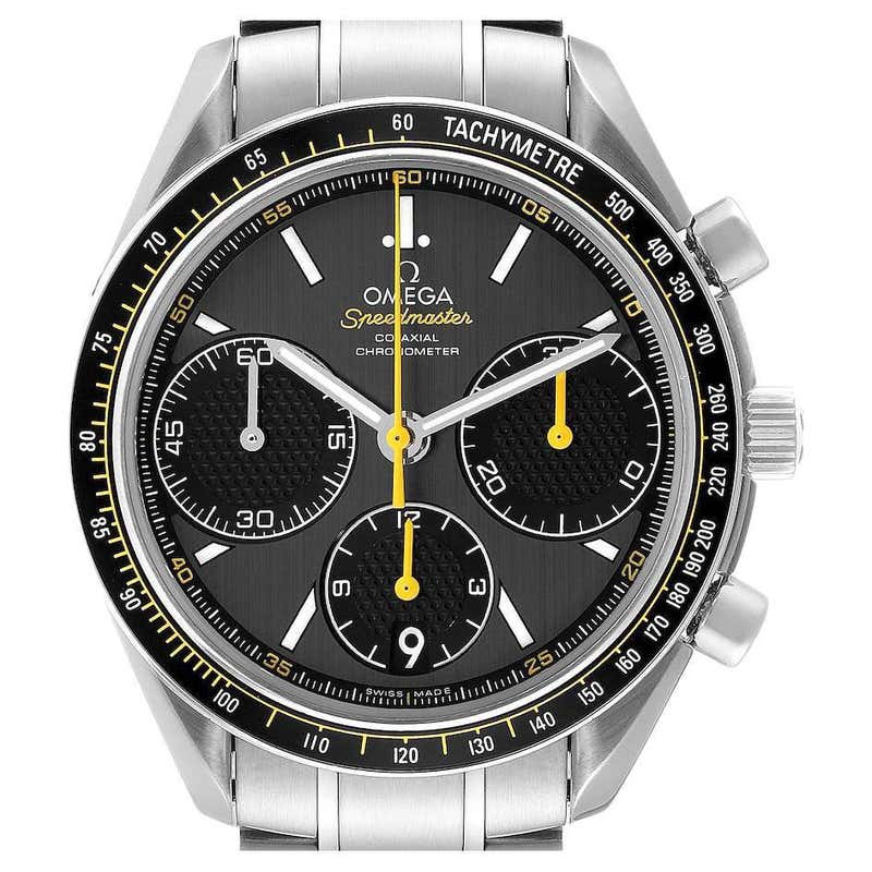 Chronometer For Racing Omega Speedmaster Racing Co-Axial Chronometer Chronograph on Rubber ...