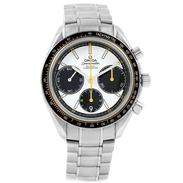 Omega Speedmaster Racing Panda Dial Watch 326.30.40.50.04.001 Card For Sale at 1stDibs
