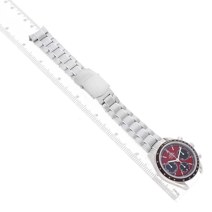 Omega Speedmaster Racing Red Dial Mens Watch 326.30.40.50.11.001 Box Card 1