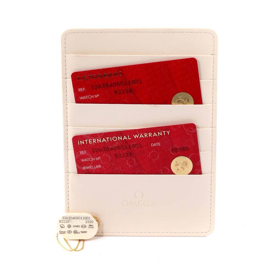 Omega Speedmaster Racing Red Dial Mens Watch 326.30.40.50.11.001 Box Card 2