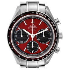 Omega Speedmaster Racing Herrenuhr mit rotem Zifferblatt 326.30.40.50.11.001 Boxkarte