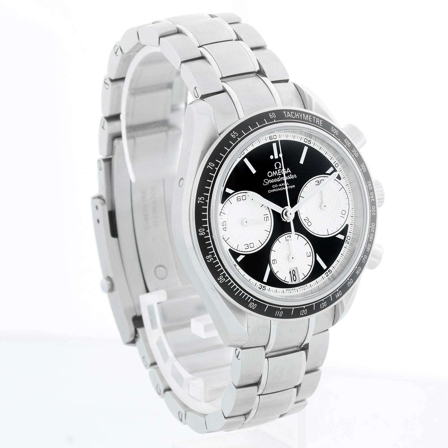 Omega Speedmaster Racing Stainless Steel Men's Chronograph Watch 32630405001002 For Sale 1