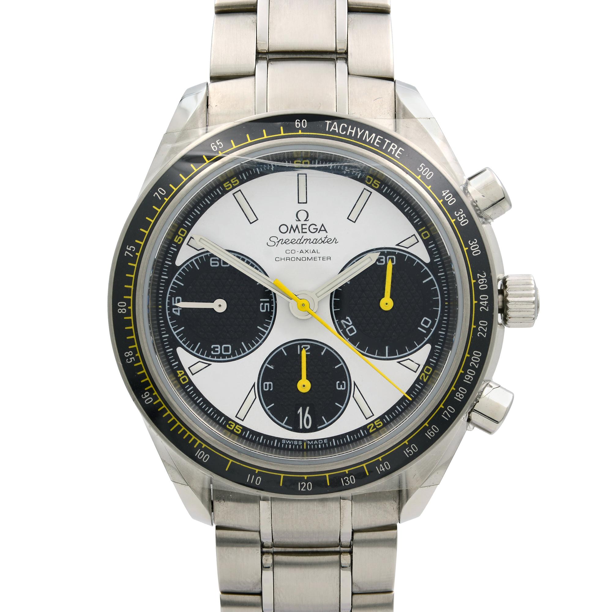 Never Worn. New Old Stock. Comes with Original Box and Papers. Covered By 3 Year Chronostore Warranty.
Details:
MSRP 4800
Brand OMEGA
Department Men
Model Number 326.30.40.50.04.001
Model Omega Speedmaster
Style Luxury, Sport
Band Color Steel
Dial