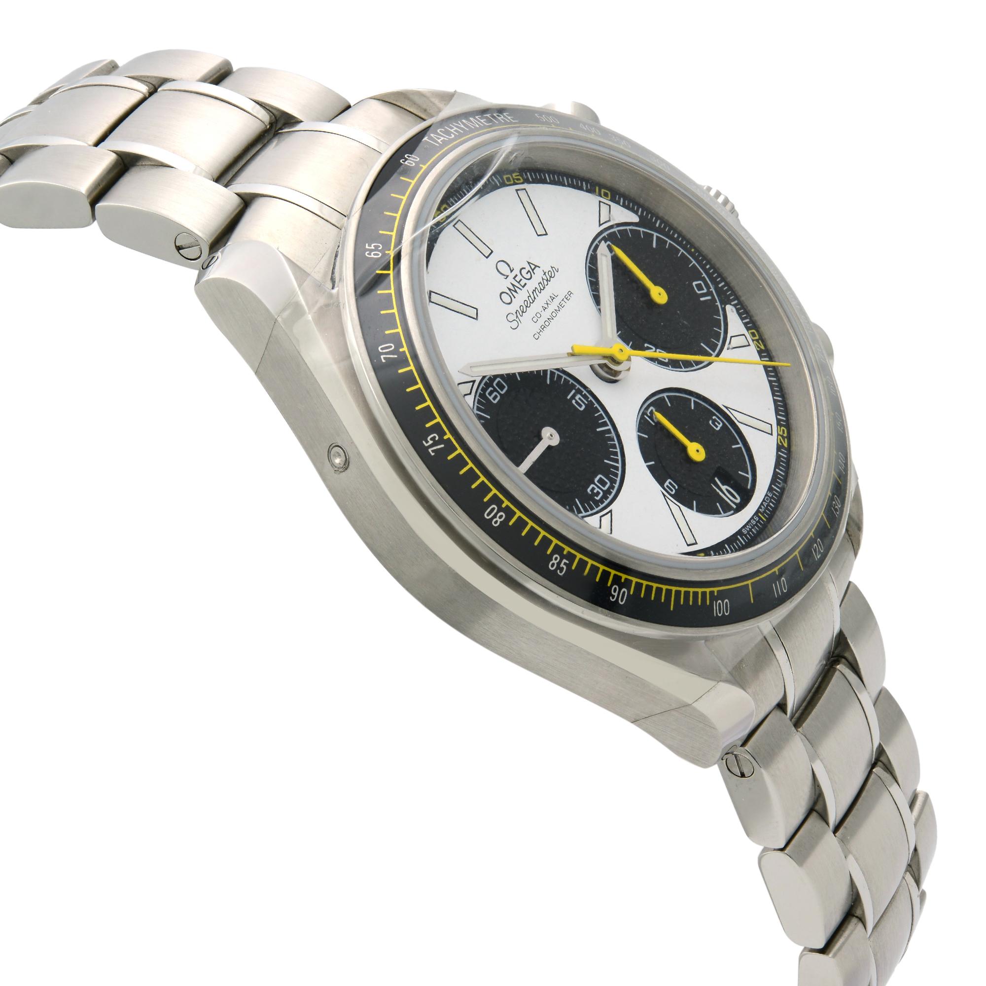 Omega Speedmaster Racing Steel White Dial Men's Watch 326.30.40.50.04.001 1
