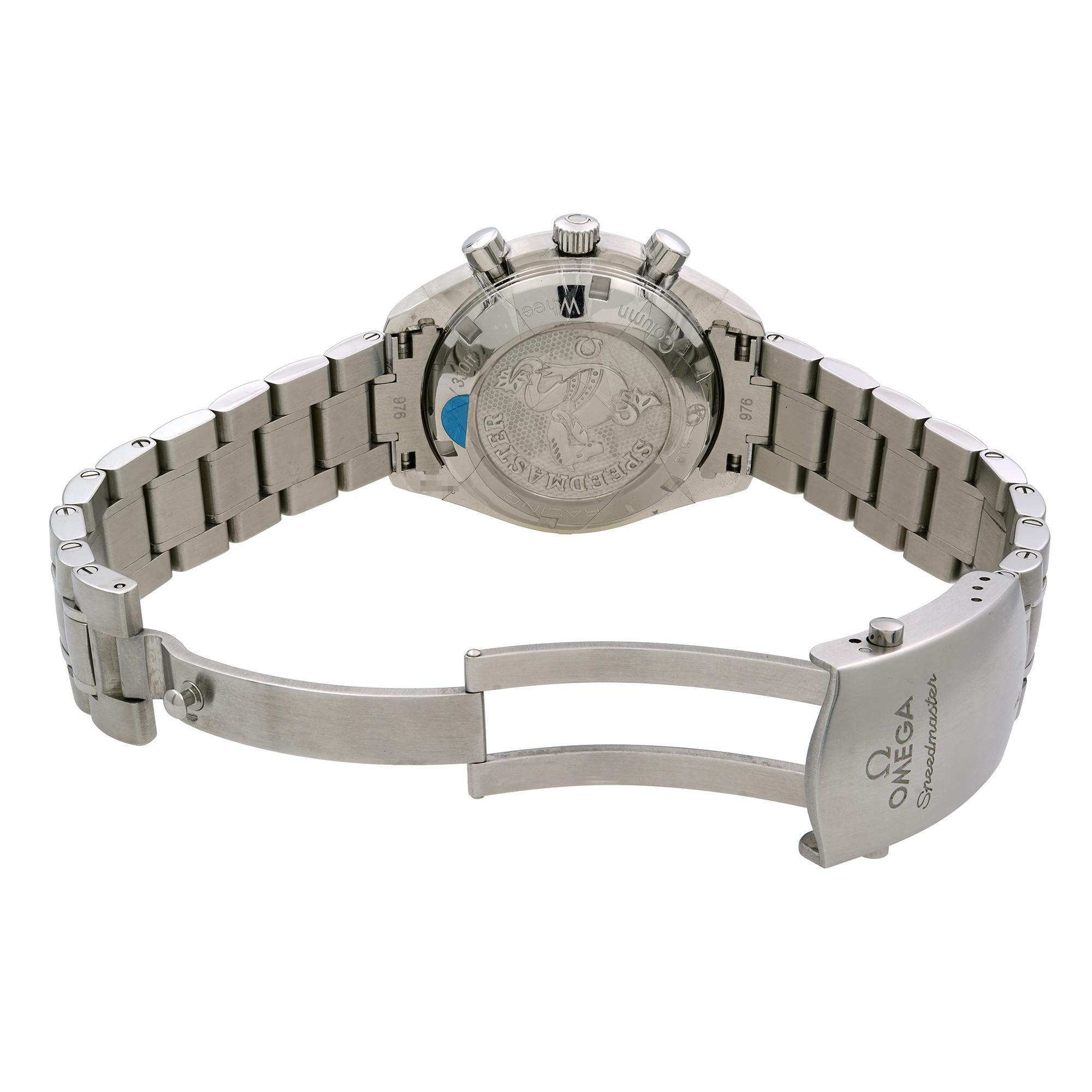 Omega Speedmaster Racing Steel White Dial Men's Watch 326.30.40.50.04.001 2