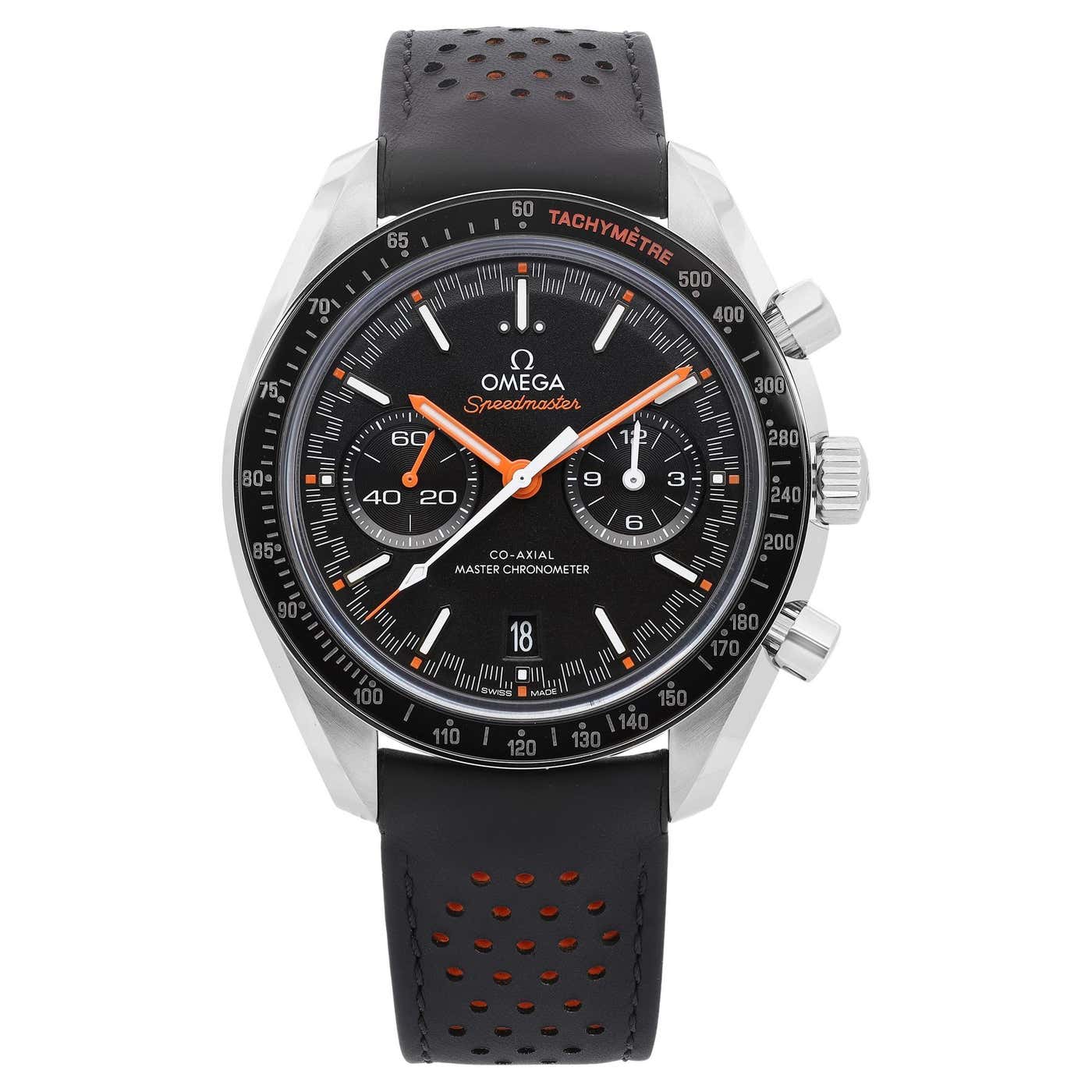 Speedmaster Racing Dial Omega Speedmaster Racing Steel Black Dial Automatic Watch 329.32.44.51 ...