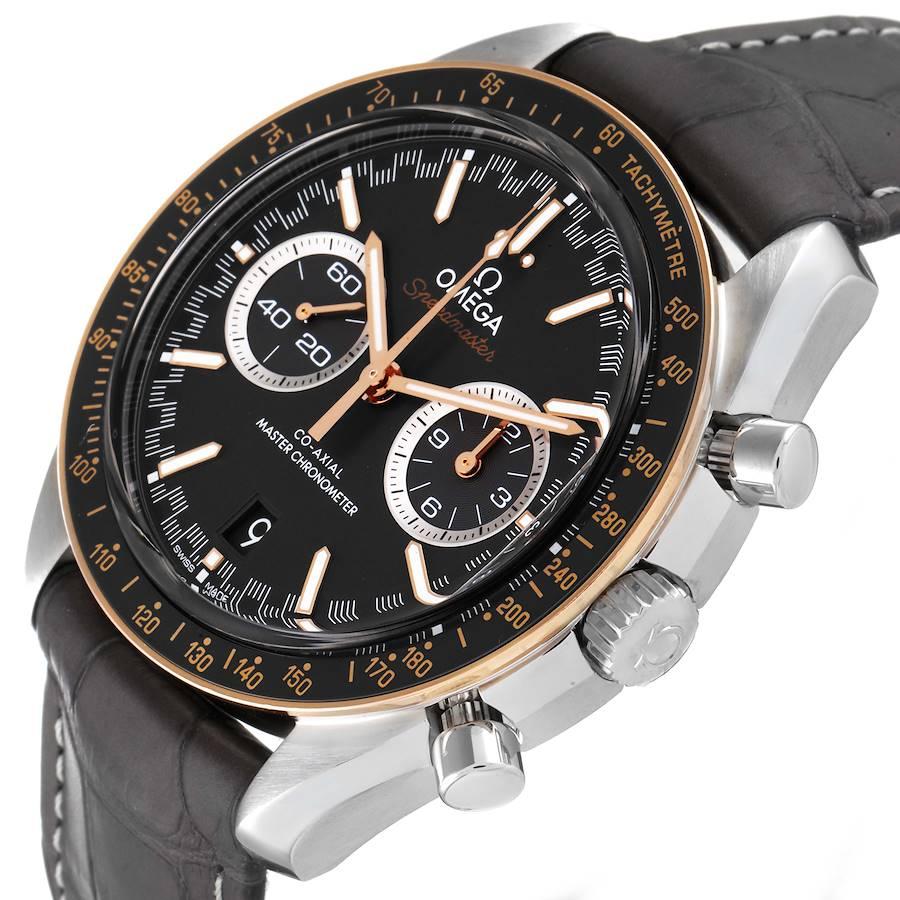 omega speedmaster black and gold