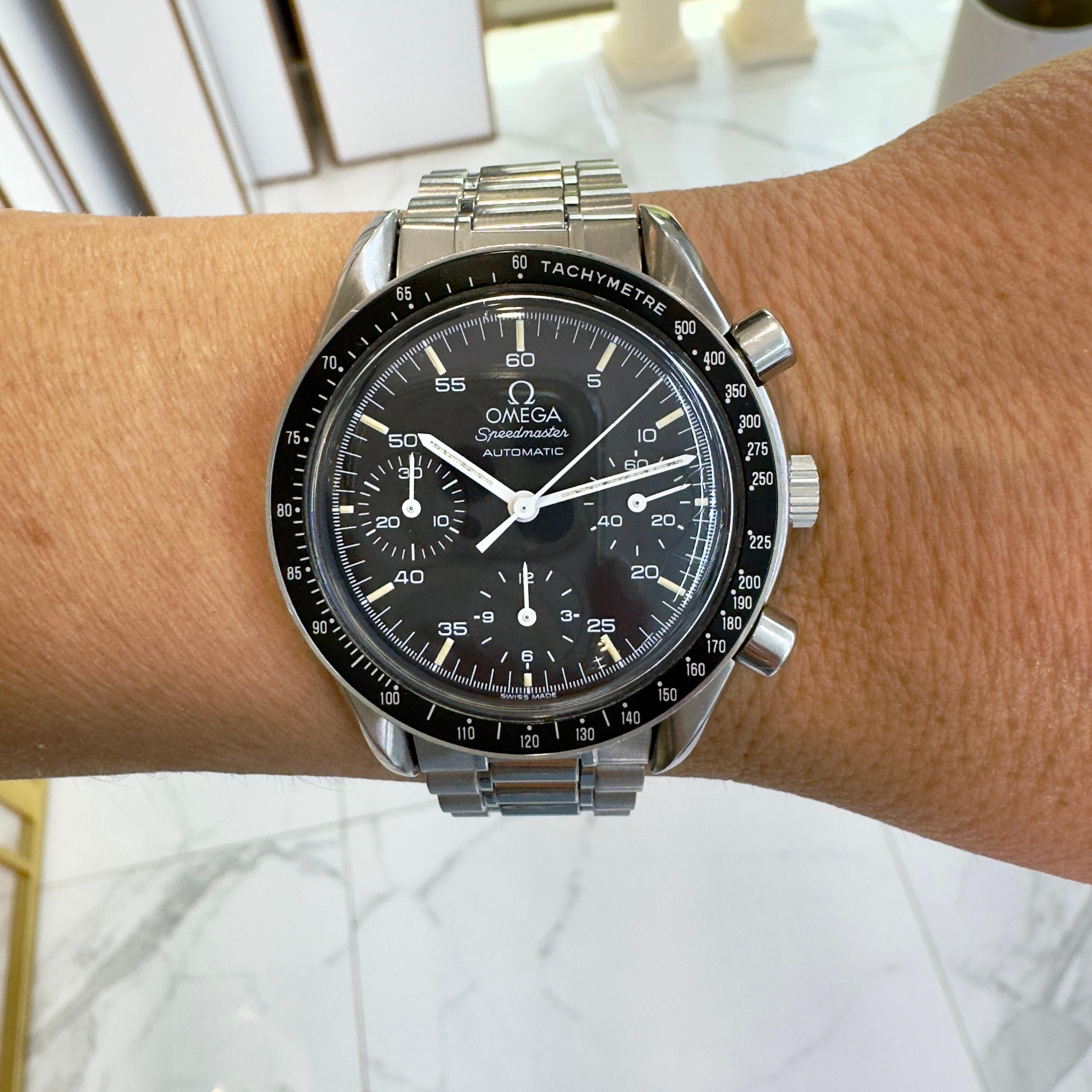 Omega Speedmaster Reduced 39MM 3539.50.00 Orologio automatico in acciaio inossidabile in vendita 6