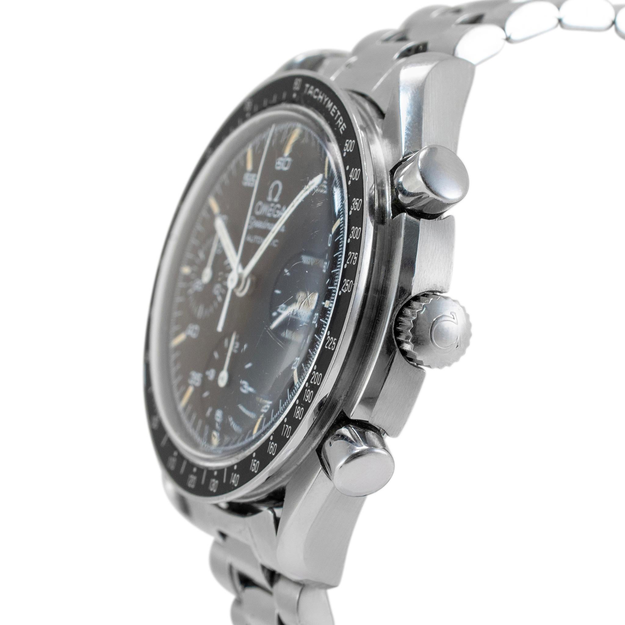 Omega Speedmaster Reduced 39MM 3539.50.00 Orologio automatico in acciaio inossidabile In condizioni ottime in vendita a Houston, TX