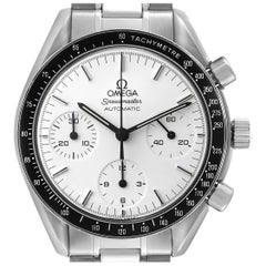 Omega Speedmaster Reduced Albino White Dial Steel Mens Watch 3510.20.00