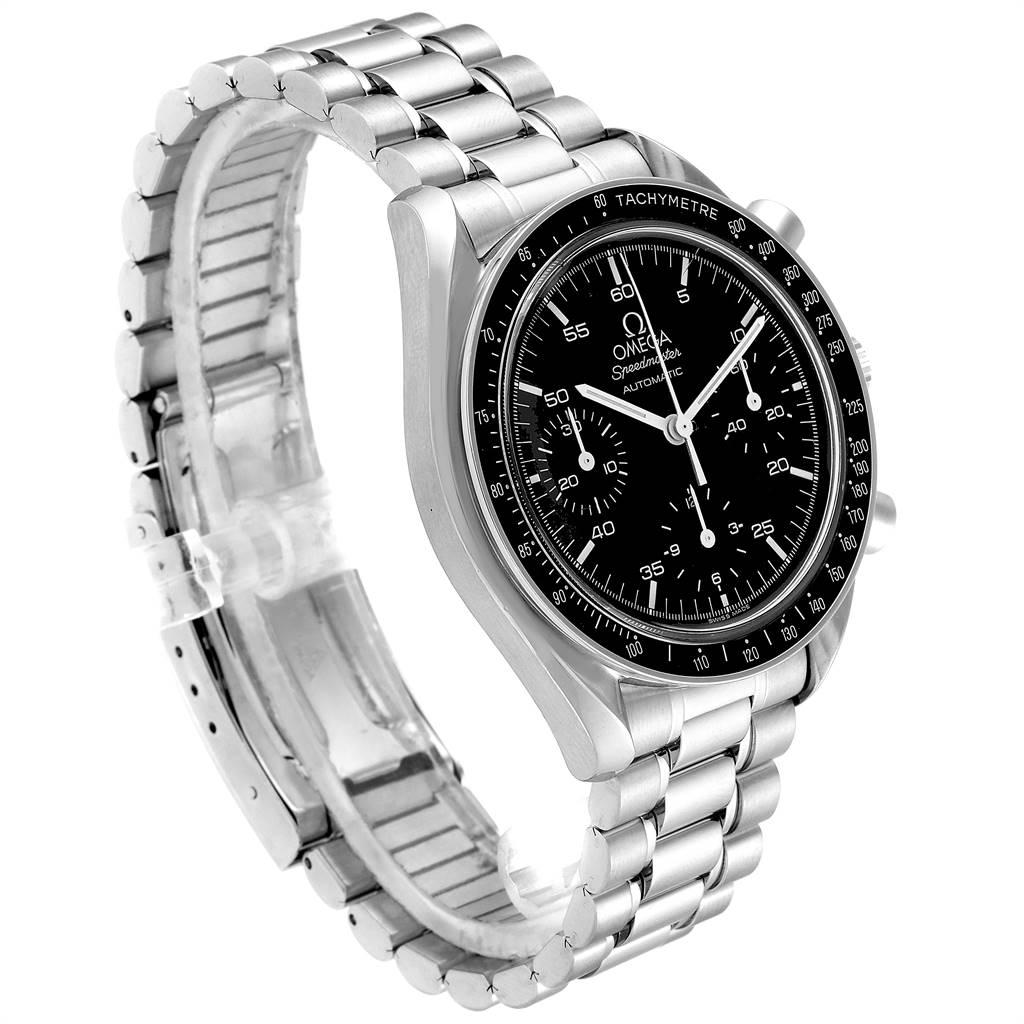 Omega Speedmaster Reduced Automatic Men’s Watch 3510.50.00 Box Card In Excellent Condition In Atlanta, GA