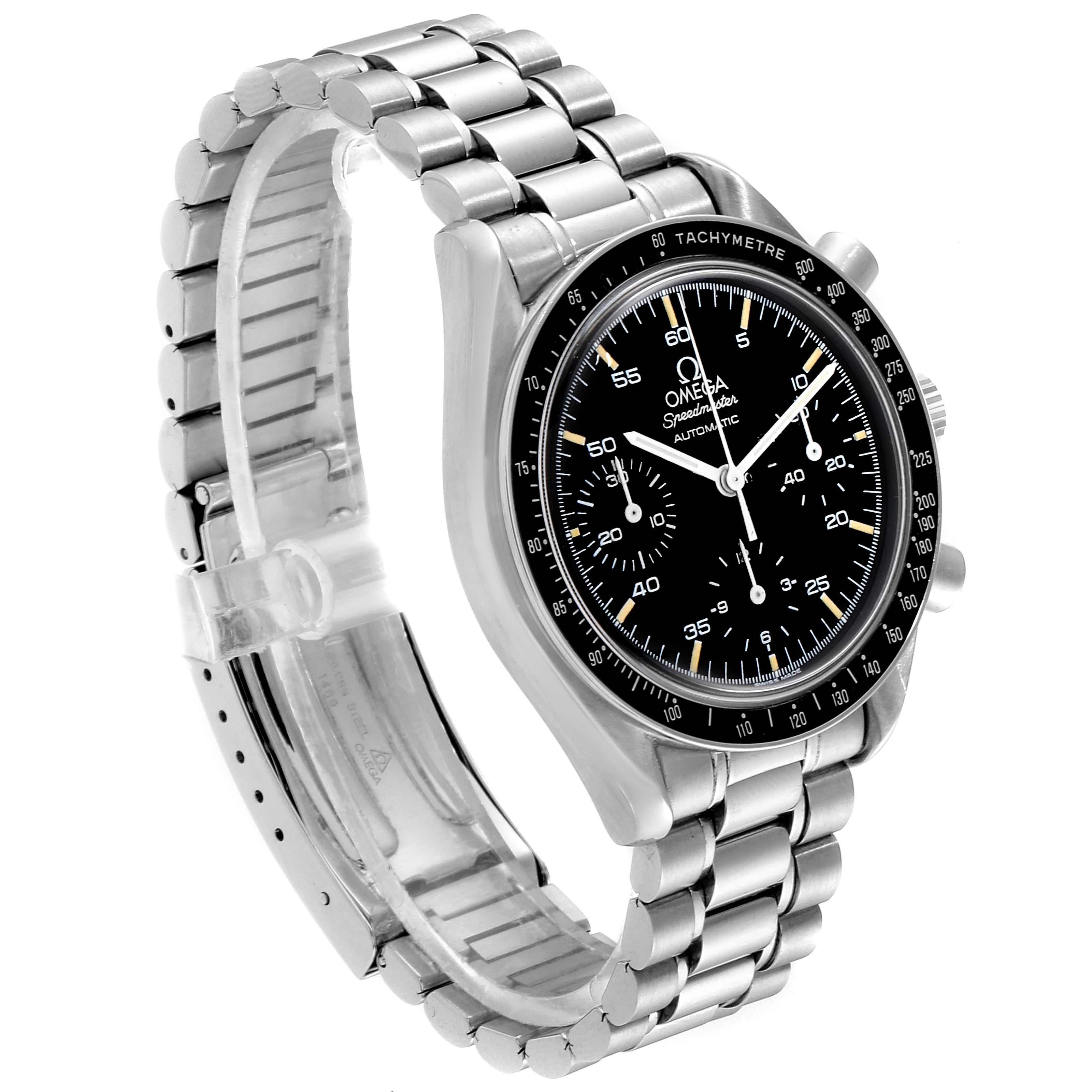 Omega Speedmaster Reduced Automatic Men's Watch 3510.50.00 In Excellent Condition For Sale In Atlanta, GA