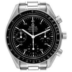 Vintage Omega Speedmaster Reduced Chronograph Hesalite Mens Watch 3510.50.00