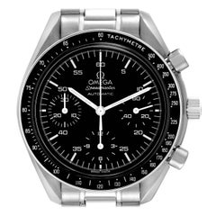 Omega Speedmaster Reduced Chronograph Hesalite Steel Mens Watch 3510.50.00